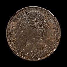 1862 penny obverse