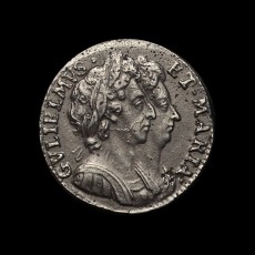 1694 farthing obverse