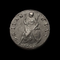 1694 farthing reverse