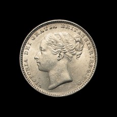 1883 shilling obverse