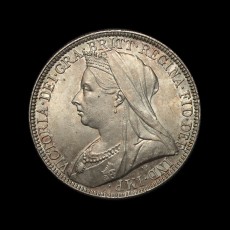 1897 florin obverse
