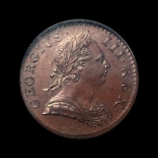 1770 halfpenny obverse