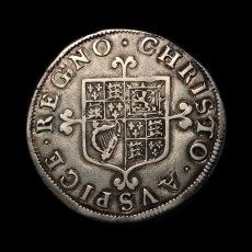 Charles II hammered shilling reverse