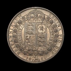 1889 halfcrown reverse