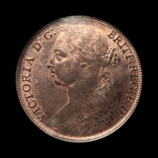 1890 penny obverse