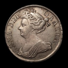 1713 halfcrown obverse