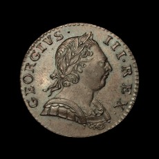 George III halfpenny obverse