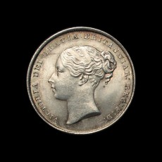 1846 shilling obverse