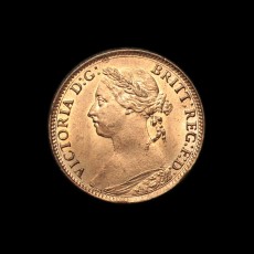 1888 farthing obverse