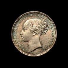 1869 shilling obverse