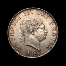 1818 halfcrown obverse