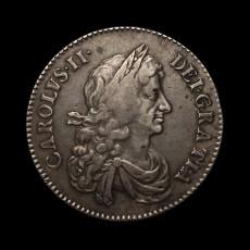 1669 halfcrown obverse