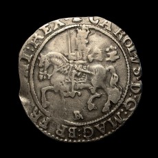 Charles I halfcrown obverse