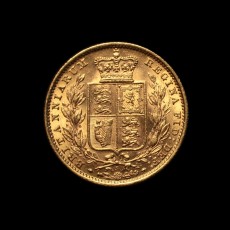 1884 sovereign reverse