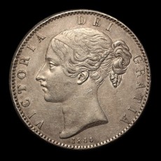 1844 crown obverse