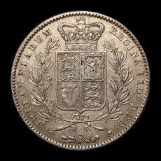 1844 crown reverse