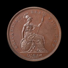 1831 proof penny reverse