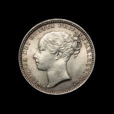 1871 shilling obverse