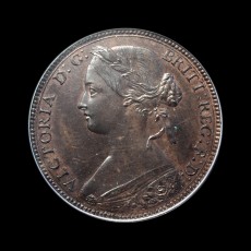 1860 penny obverse