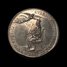 1661 coronation medal obverse