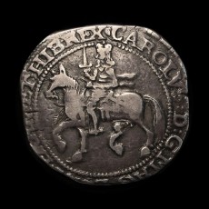 Charles I halfcrown obverse