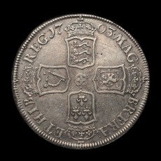 1703 halfcrown reverse