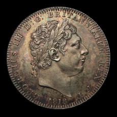 1818 crown obverse