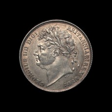 1821 shilling obverse