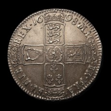 1698 halfcrown reverse