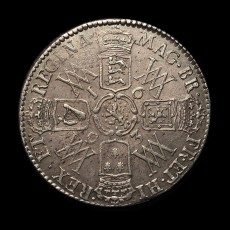 1693 halfcrown reverse