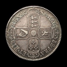 James II halfcrown reverse