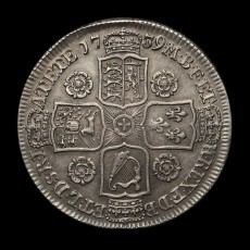 1739 halfcrown reverse