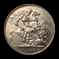 1896 crown reverse