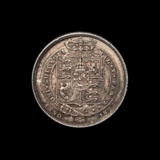 1824 sixpence reverse