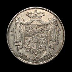 1834 halfcrown reverse