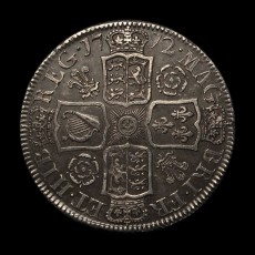 1712 halfcrown reverse