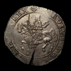 Charles I halfcrown obverse