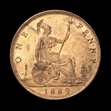 1889 penny reverse