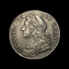 1736 shilling obverse