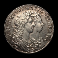 1689 halfcrown obverse