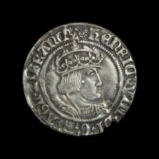 Henry VIII groat obverse