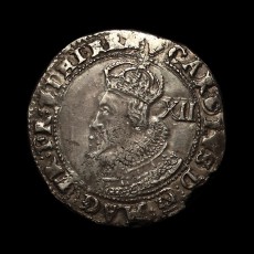 Charles I shilling obverse