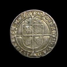 Elizabeth I sixpence reverse