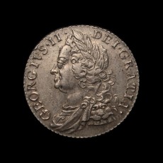1758 shilling obverse