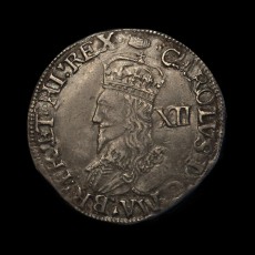 Charles I shilling obverse