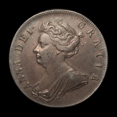 1708 halfcrown obverse