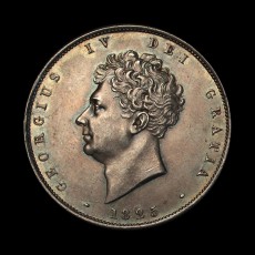 1825 halfcrown obverse