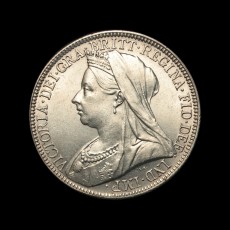 1896 florin obverse