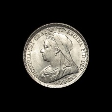 1898 sixpence obverse