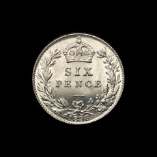 1898 sixpence reverse